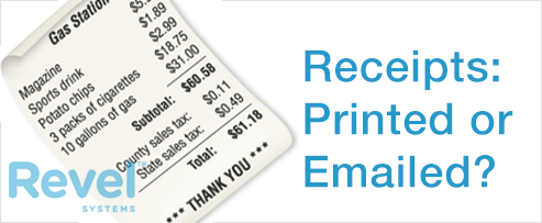 Receipts: Printed or Emailed?