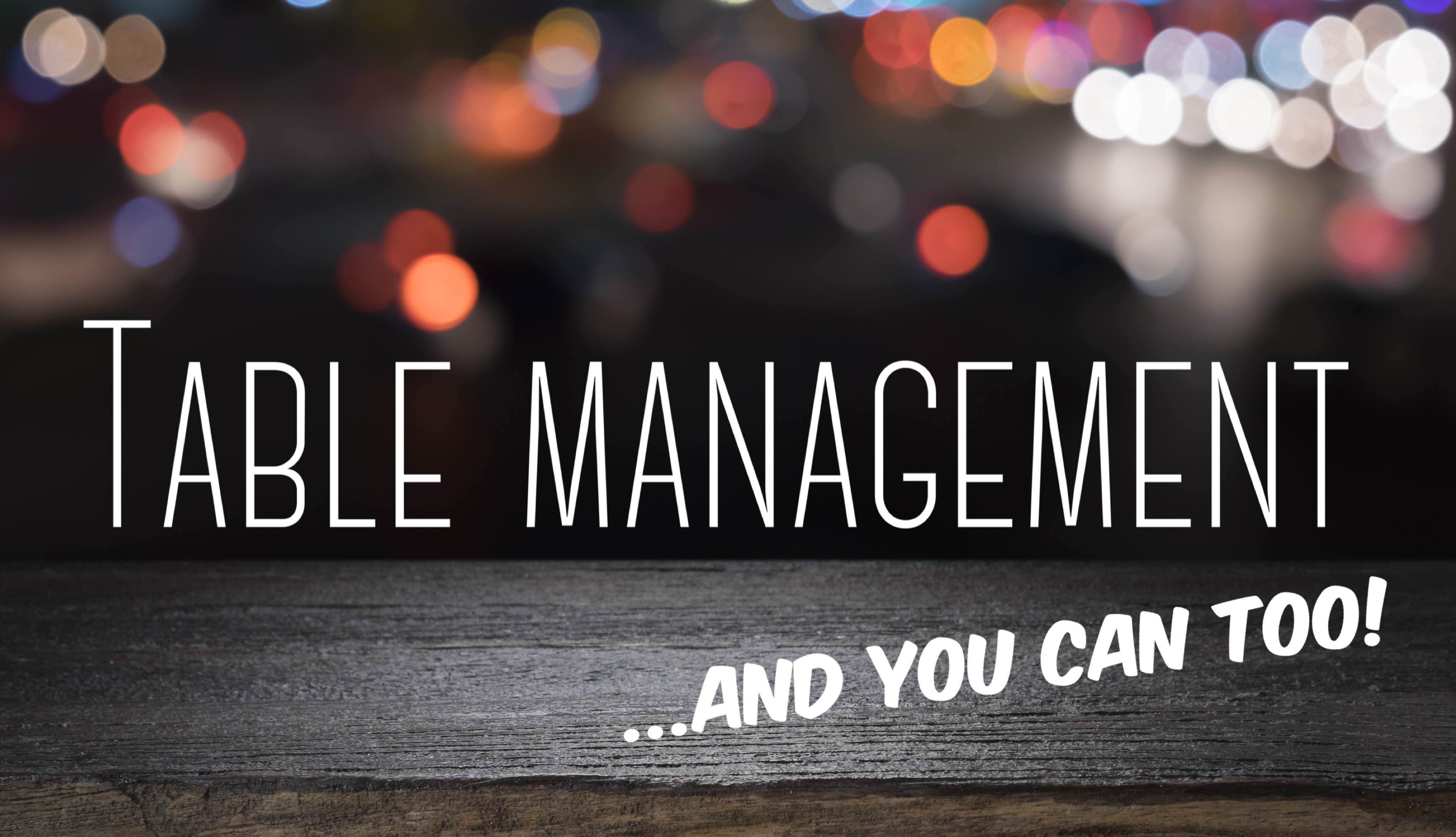 Revel POS 101: Table Management…AND YOU CAN TOO!